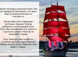 Напутствие сыну выпускнику 11 класса от мамы